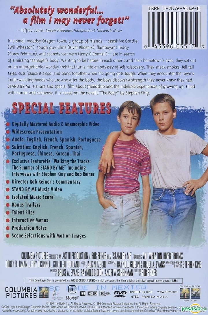 YESASIA Image Gallery Stand by Me 1986 DVD Special Edition