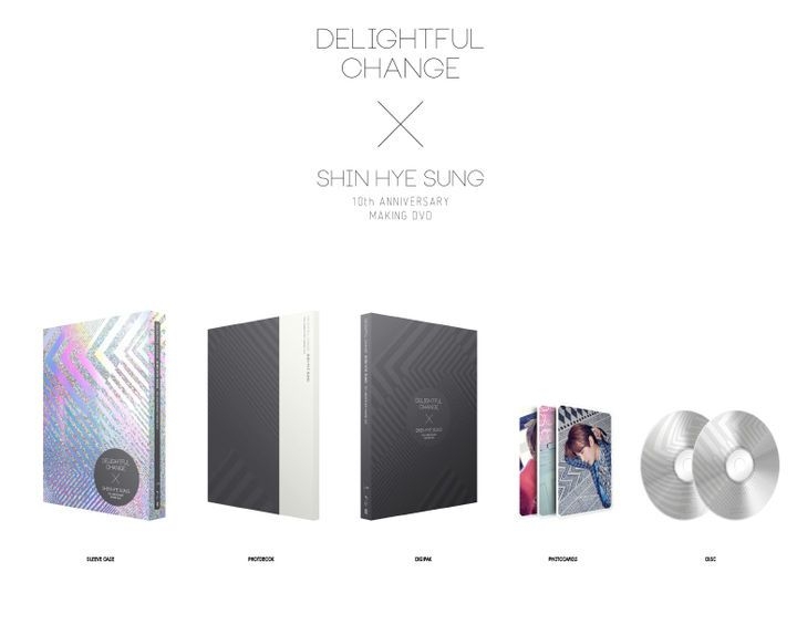 YESASIA: Shin Hye Sung 10th Anniversary Making DVD - Delightful