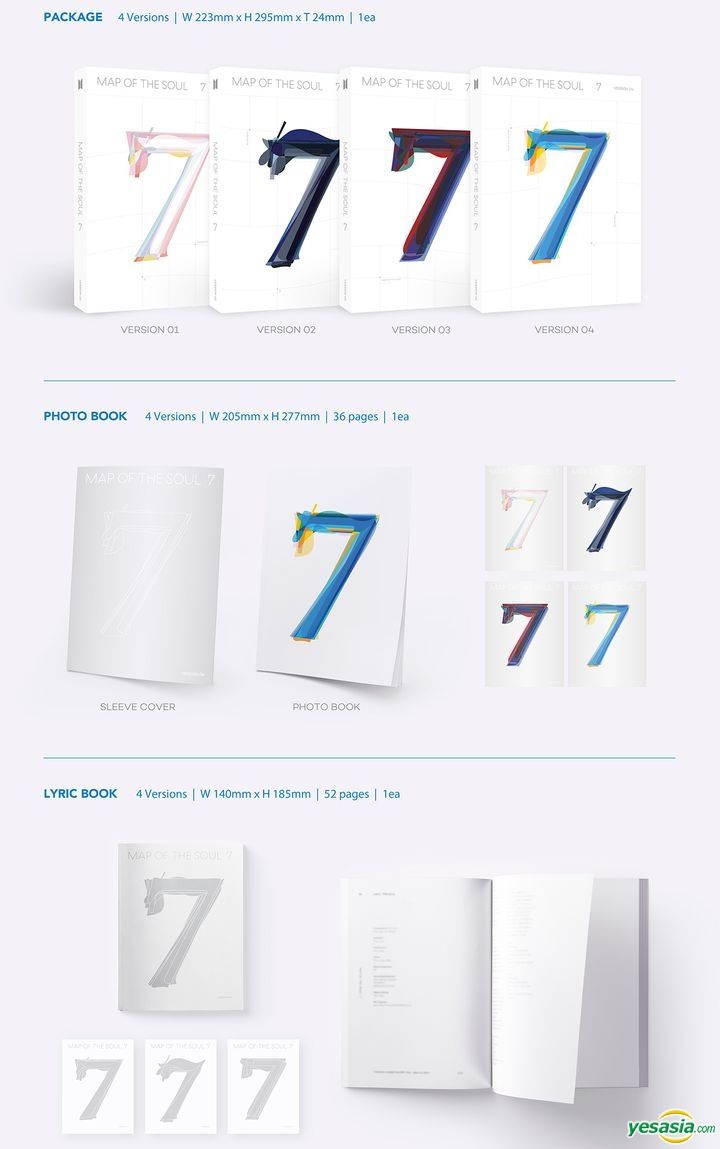 MAP OF THE SOUL 7 各バージョンセット UNBOXING] BTS MAP OF THE SOUL 7 | All Versions - YouTube