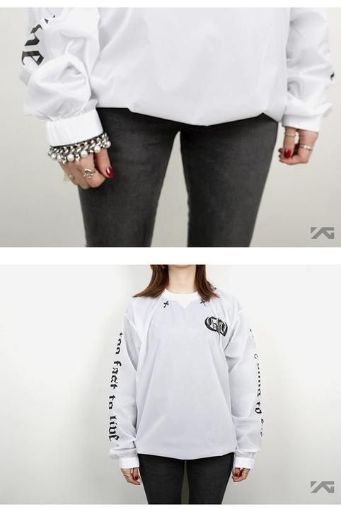 YESASIA Image Gallery G Dragon 2013 One Of A Kind Tattoo Sweat Shirt White F