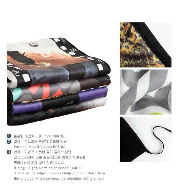 YESASIA Big Bang GDragon Blanket (Type A) MALE STARS,GIFTS