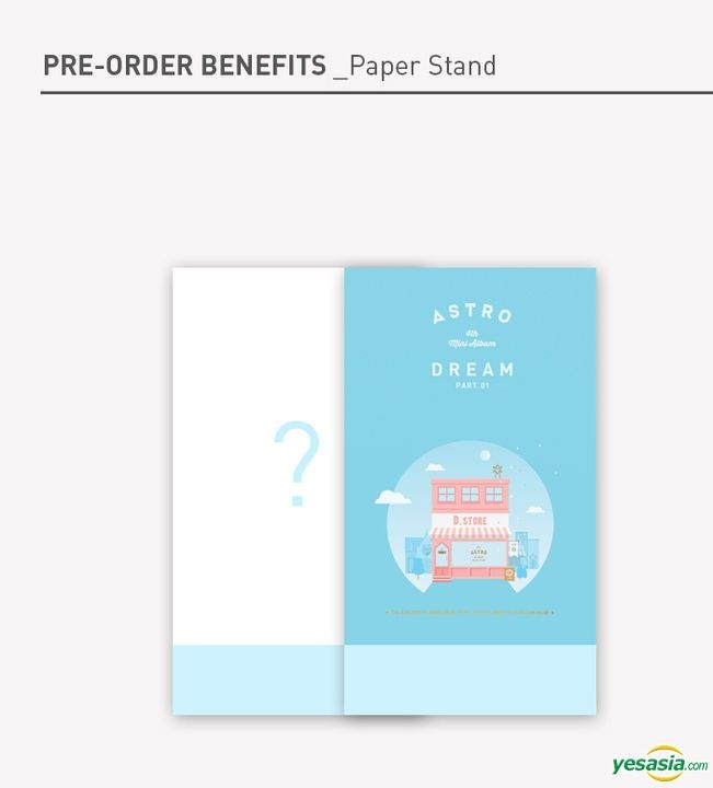 YESASIA: Astro Mini Album Vol. 4 - Dream Part.01 (DAY) + Poster in