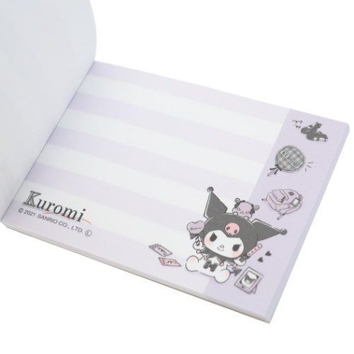 YESASIA Kuromi Mini Memo Pad Kamio Japan Lifestyle & Gifts Free