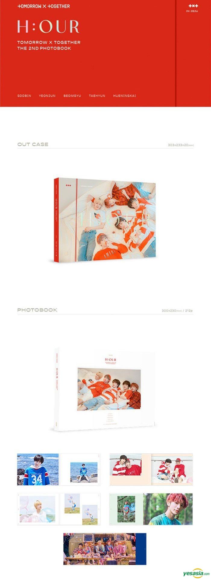 YESASIA: TXT - The 2nd Photobook [H:OUR] (Photobook + Making