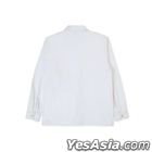 Astro Stuffs - Oversized Cotton Jacket (White) (Size S)