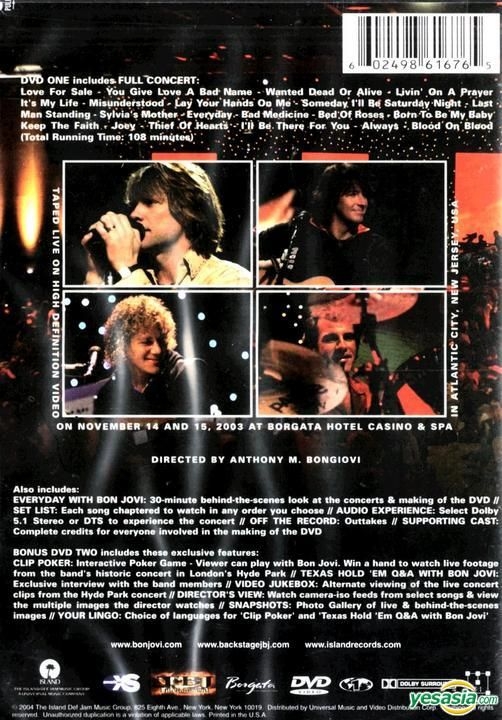 YESASIA: Bon Jovi: This Left Feels Right Live (DVD) (2 Disc