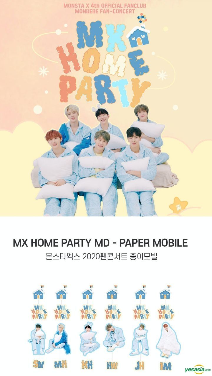 YESASIA: Monsta X 2020 Fan Concert 'MX Home Party' Official Goods - Paper  Mobile (Joohoney) ギフト,グループ,写真集／ポスター,Celebrity Gifts,男性アーティスト - Monsta X -  韓国のグッズ - 無料配送