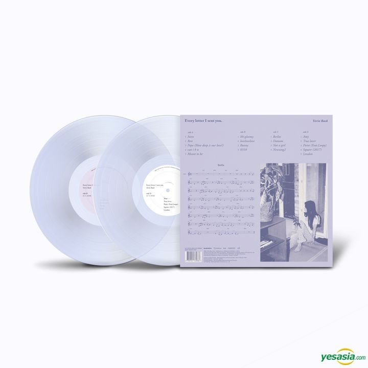 YESASIA: Baek Ye Rin Vol. 1 - Every letter I sent you. (2LP