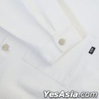 Astro Stuffs - Oversized Cotton Jacket (White) (Size XL)