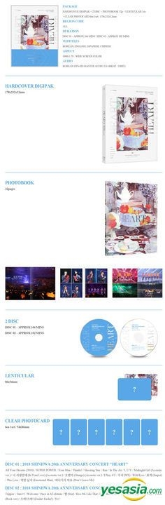 YESASIA: 2018 Shinhwa 20th Anniversary Concert 