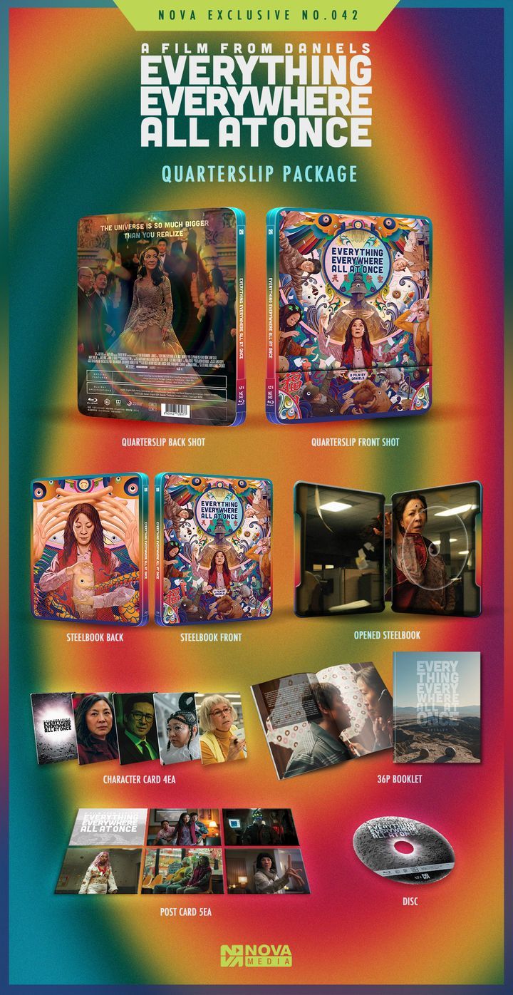 YESASIA Everything Everywhere All at Once (Bluray) (Quarter Slip