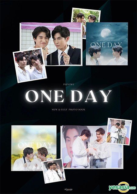 YESASIA : One Day: Mew & Gulf Photobook 寫真集,Celebrity Gifts,海報/寫真集,男明星-  卡納吾·翟彼帕塔納朋(Gulf), 蘇帕西·宗澈瓦(