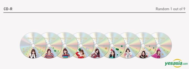 Yesasia Twice The 1st Album Repackage Merry Happy Happy Version Pink Cd Twice Korea Jyp Entertainment Korean Music Free Shipping