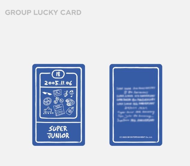 YESASIA: Super Junior 18th Anniversary Lucky Card Set (Kyuhyun