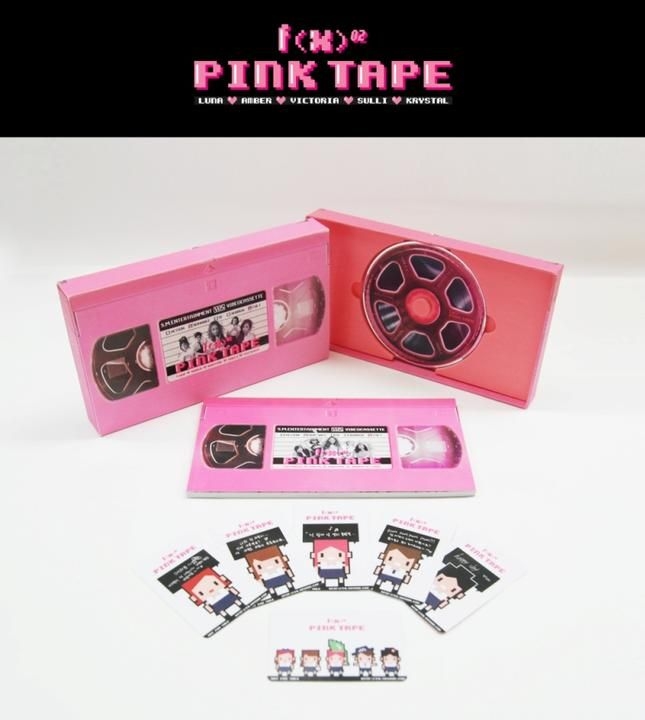 YESASIA: Image Gallery - f(x) Vol. 2 - Pink Tape + Poster in Tube - North  America Site