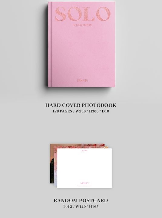 YESASIA : Jennie - SOLO Photobook (Special Edition) + Double Sided