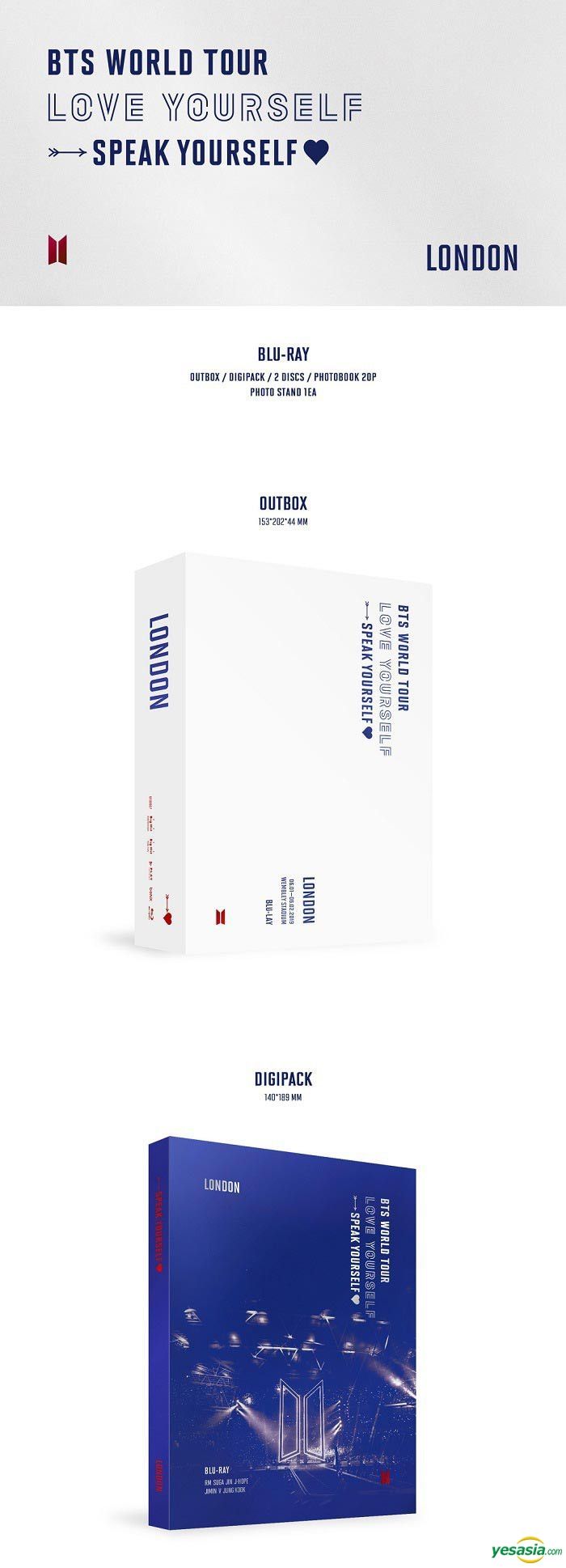 BTS SPEAKYOURSELF London Blu-ray | hmgrocerant.com