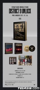 Stray Kids World Tour District 9 : Unlock in SEOUL (2DVD + Photobook + Sticker + Folding Poster) (Korea Version)
