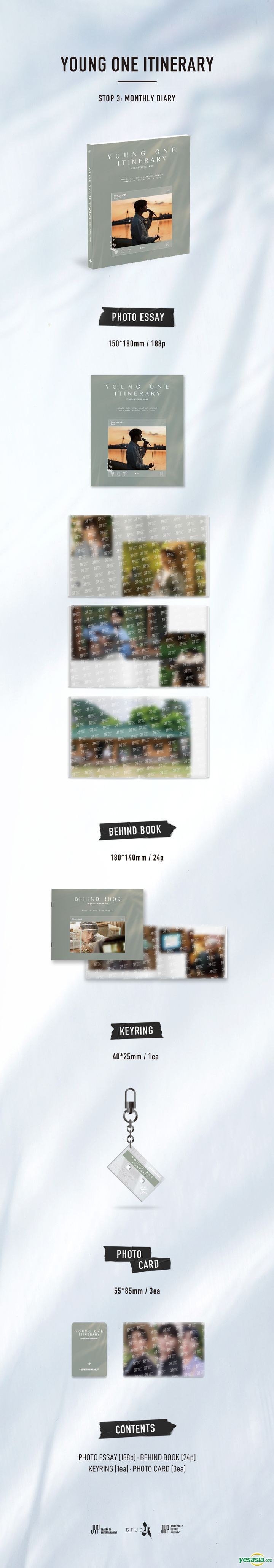 DAY6 ヨンケイ YoungK フォトエッセイ ITINERARY 写真集 Young K｜DAY6 ヨンケイのフォトエッセイ第二弾『YOUNG ONE
