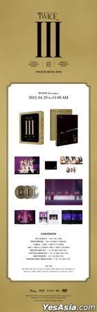 TWICE 4TH WORLD TOUR III IN SEOUL (3DVD + Photobook + Photo Card + Polaroid + Poster) (Korea Version) + Folded Poster