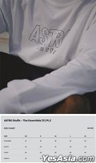 Astro Stuffs - Outline Logo Long Sleeve T-Shirt (White) (Size XS)