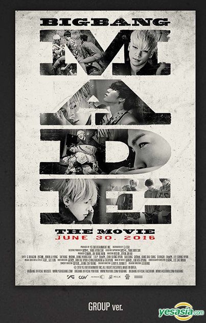 BIGBANG☆MADE 0to10☆公式ポスターセット BIGBANG10 THE