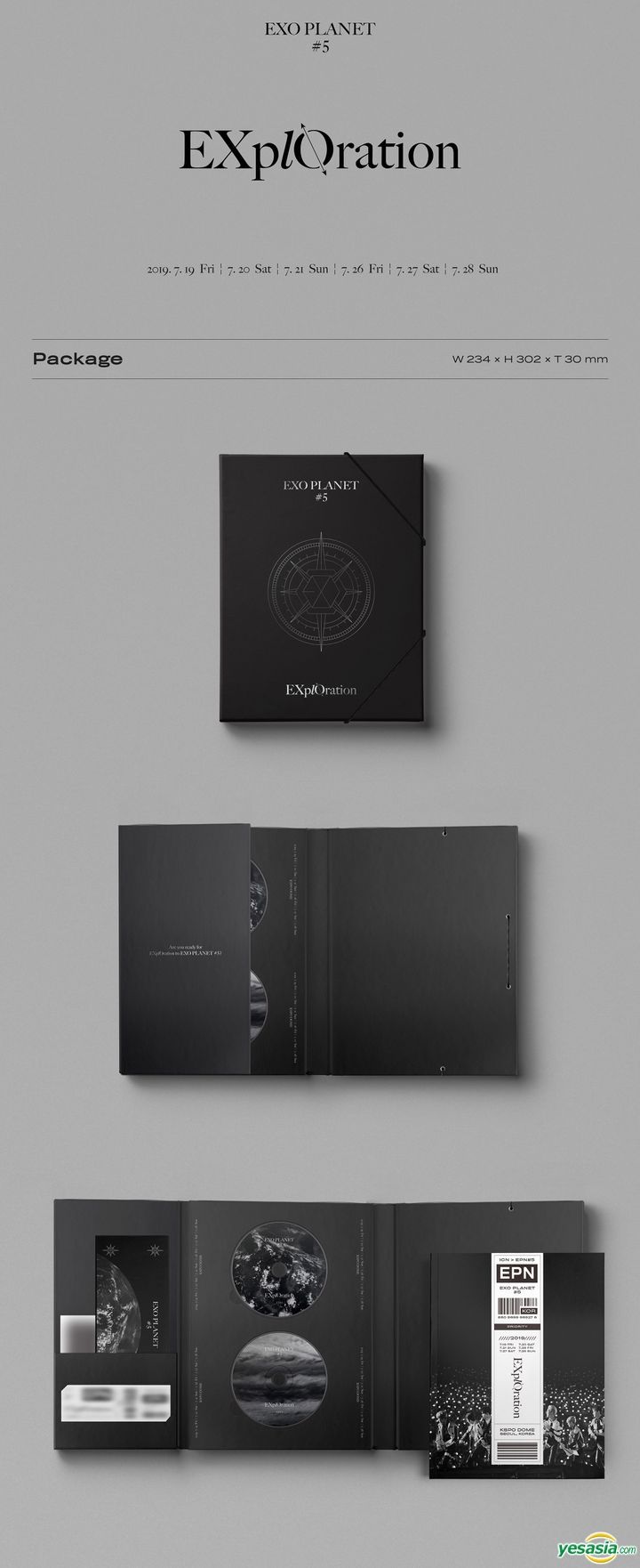 YESASIA: EXO PLANET #5 -EXplOration- Photobook & Live Album PHOTO ALBUM ...