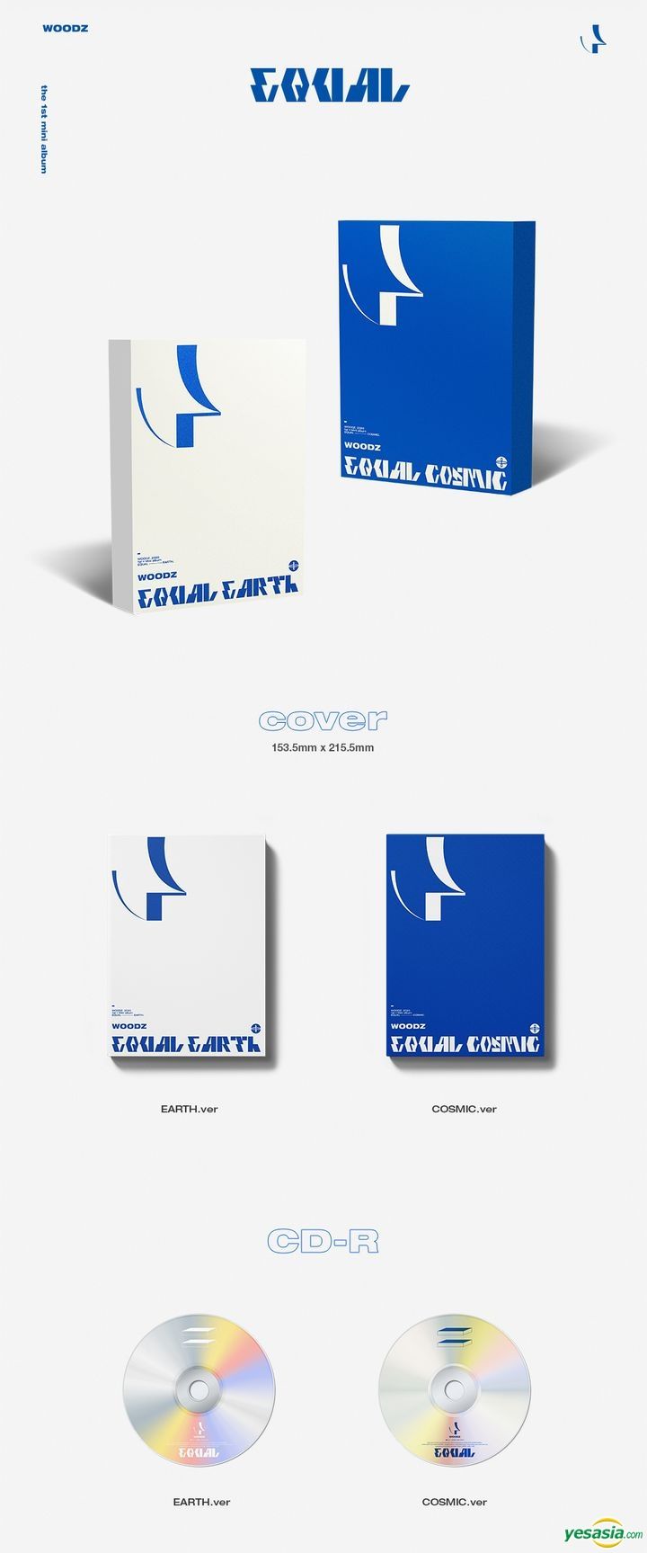 YESASIA: WOODZ Mini Album Vol. 1 - EQUAL (EARTH Version) Music