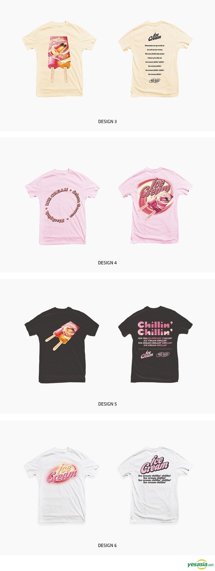 ice cream shirt blackpink