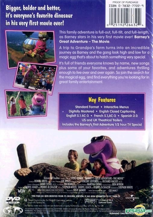 New Barney DVD