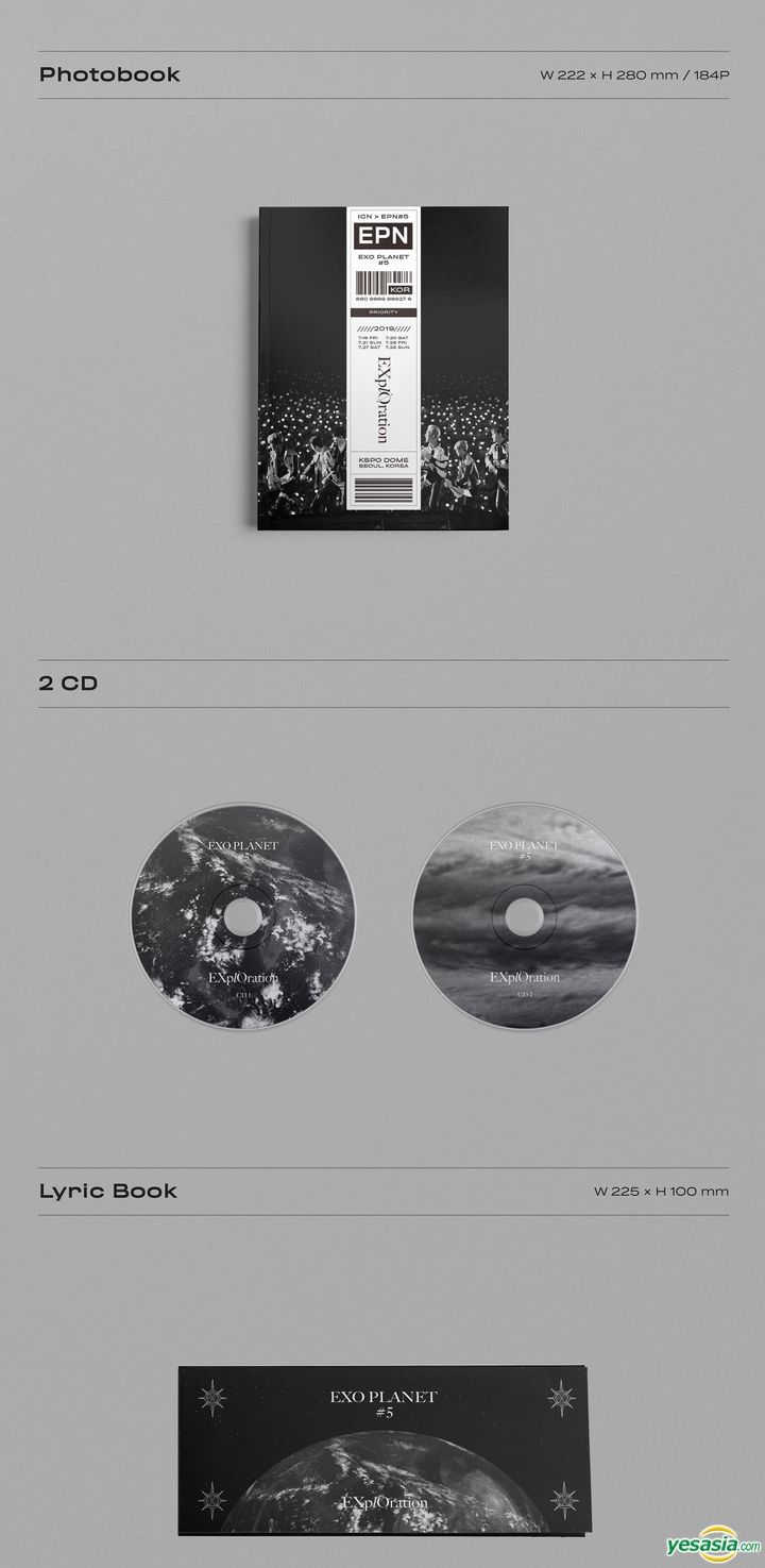 YESASIA: EXO PLANET #5 -EXplOration- フォトブック & ライブアルバム ...