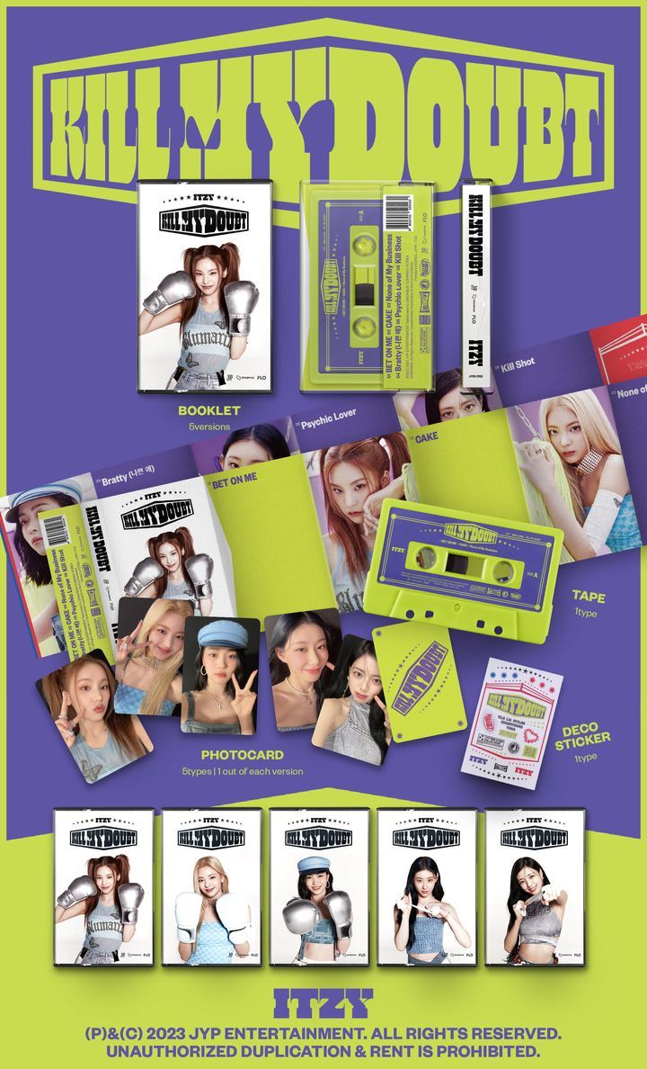 YESASIA: ITZY Mini Album Vol. 7 - KILL MY DOUBT (Cassette Tape