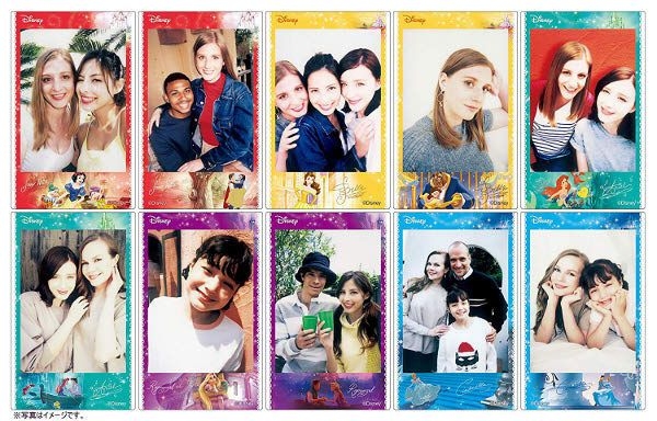 Yesasia Fujifilm インスタントカメラ チェキ用フィルム 10枚入 絵柄 ディズニープリンセス Fujifilm ライフスタイル ギフト 無料配送