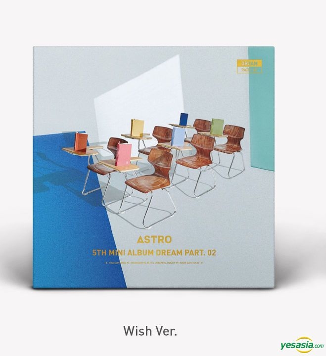Wish+Wind ver. SET ASTRO 2 CD 4 Photocard Dream Part.02 BARAM 