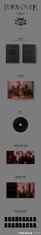 SF9 Mini Album Vol. 9 - TURN OVER (Normal Version) (S + F + 9 Version) + 3 Posters in Tube