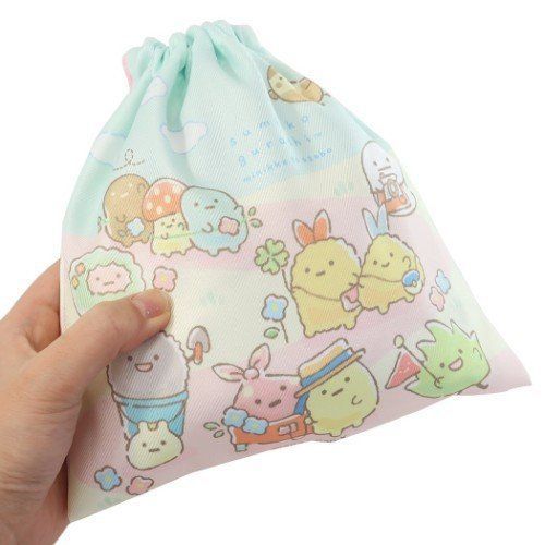 YESASIA Sumikko Gurashi Drawstring Pouch T'S Factory Lifestyle