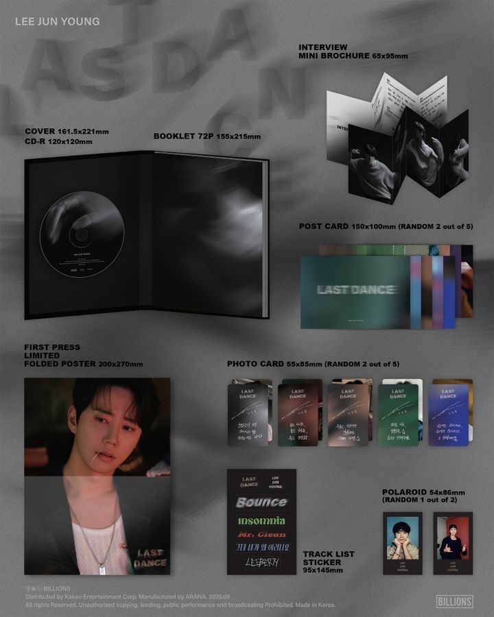 YESASIA: Lee Jun Young Mini Album Vol. 1 - LAST DANCE Music - イ