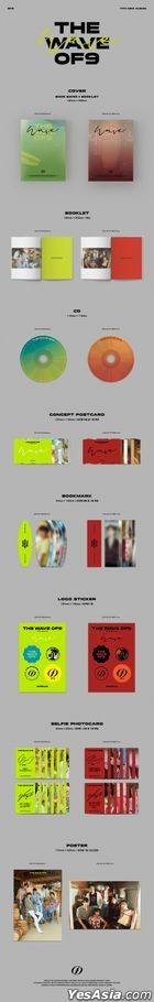 SF9 Mini Album Vol. 11 - THE WAVE OF9 (RAY OF THE SUN + CHILLIN' AT NIGHT Version) + 2 Posters in Tube