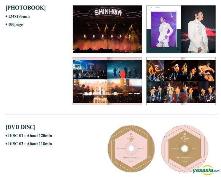 YESASIA : 2016 Shinhwa Live Unchanging (2DVD + Digipack + Special