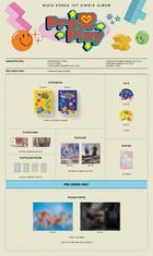 NiziU Korea 1st Single Album - Press Play (Random Version)