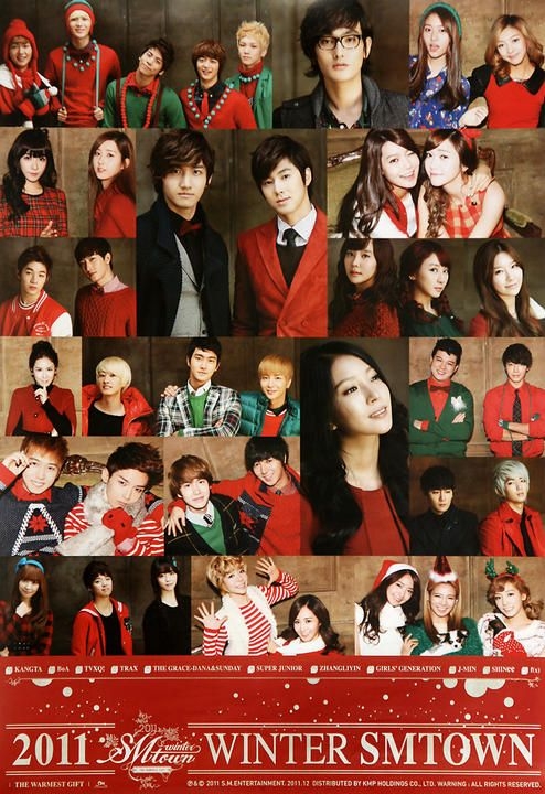 YESASIA: 2011 SMTOWN - Winter The Warmest Gift + Poster in Tube CD