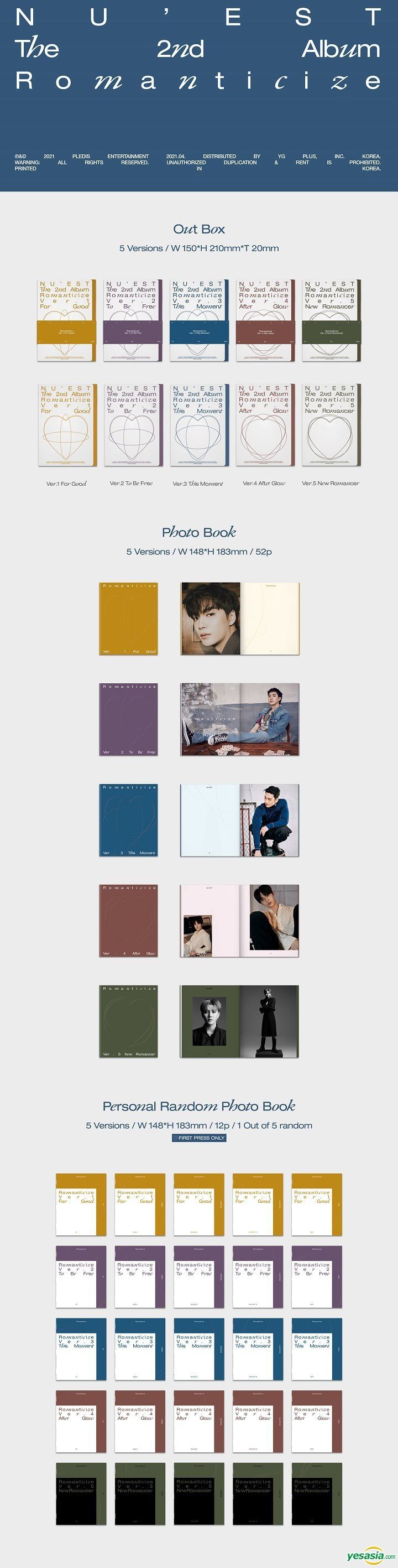 NU'EST ミニョン Romanticize セット トレカ コンプリート