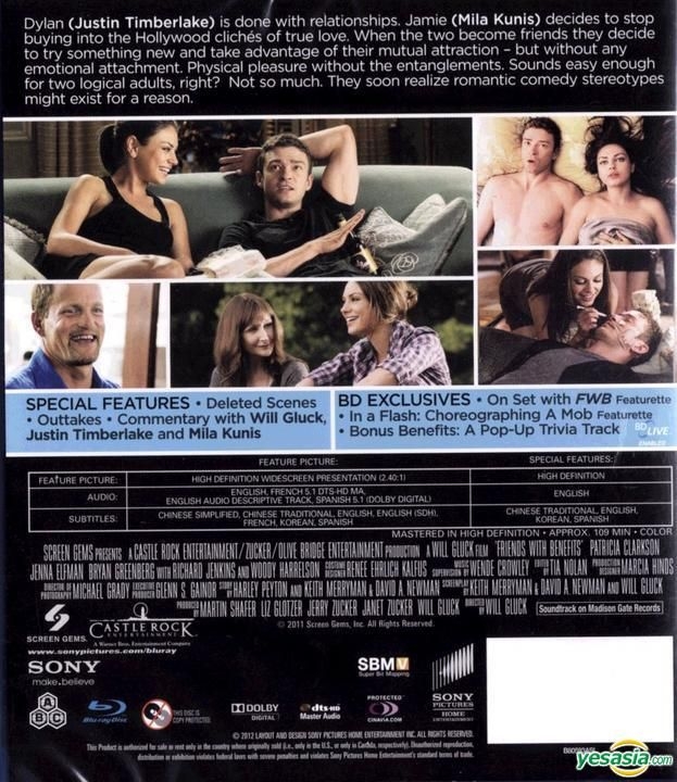 FRIENDS WITH BENEFITS Sony Pictures Entertainment