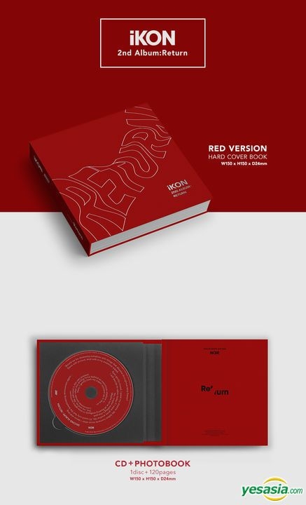 YESASIA: iKON Vol. 2 - Return (Red + Black Version) Music - iKON
