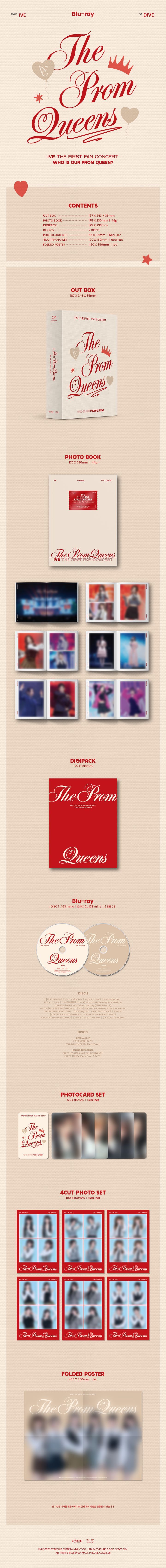 YESASIA: IVE - THE FIRST FAN CONCERT 'The Prom Queens' (Blu