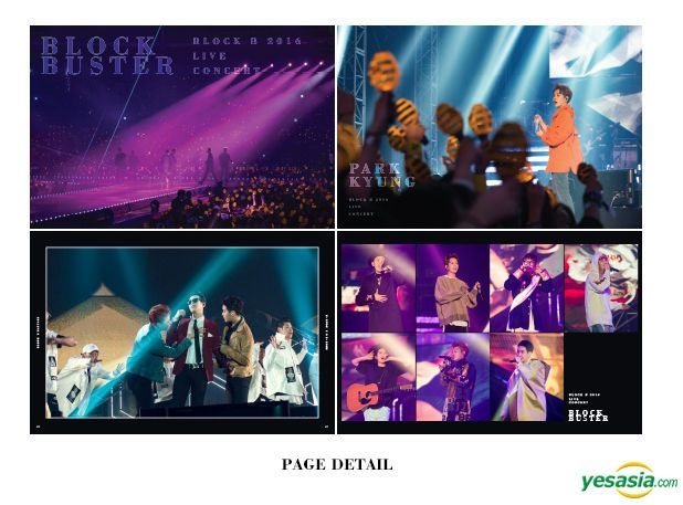 YESASIA: Block B 2016 Live Concert Blockbuster (2DVD + Photobook ...