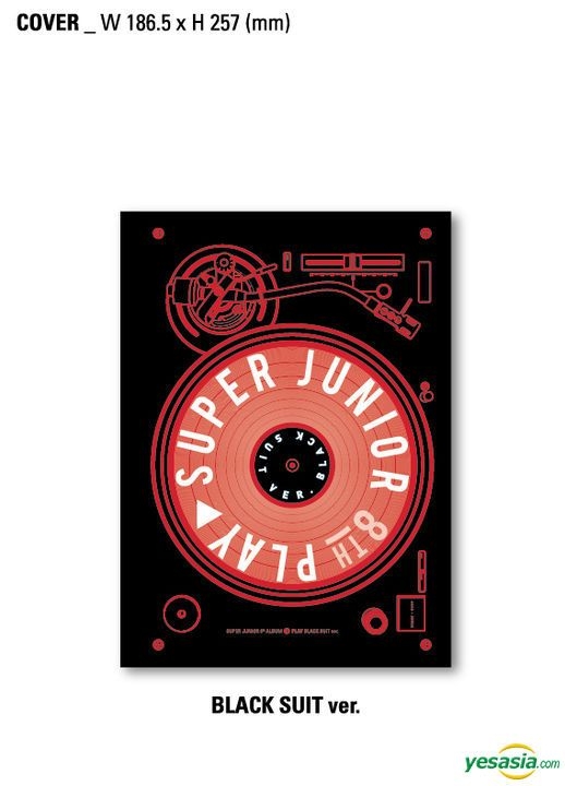 Yesasia Super Junior Vol 8 Play Black Suit Version Cd Super Junior Sm Entertainment Korean Music Free Shipping North America Site