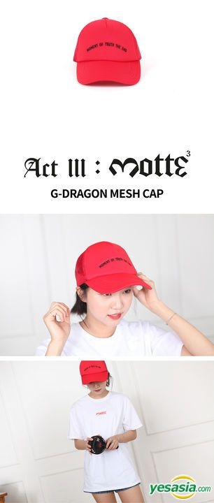 YESASIA: Image Gallery - G-DRAGON MOTTE Official Goods - Mesh Cap