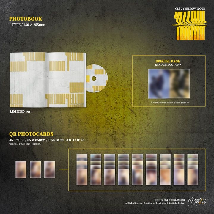 Stray Kids Yellow Wood Limited Album offers and GO Special Album Set with Felix/Seungmi