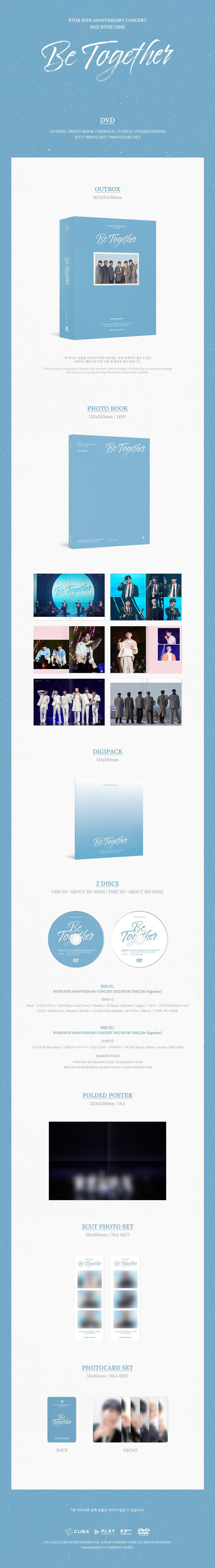 K-POP・アジア BTOB Be Together DVD Btob - Be Together 10th Anniversary Concert 2022 Btob Time